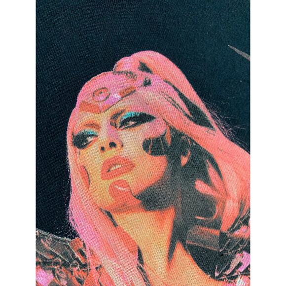 Lady Gaga Chromatica “Scare Me” Shirt – Size Medium, Black Graphic Tee - Picture 5 of 9